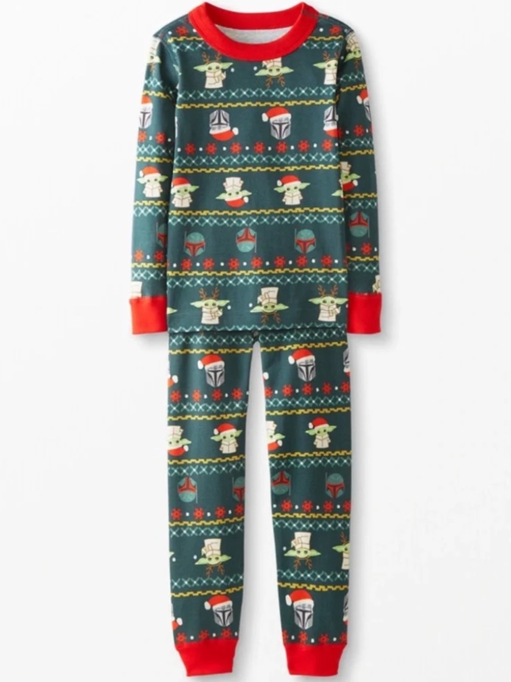 Hanna Andersson Star Wars The Mandalorian Long John Pajama 140CM US 10